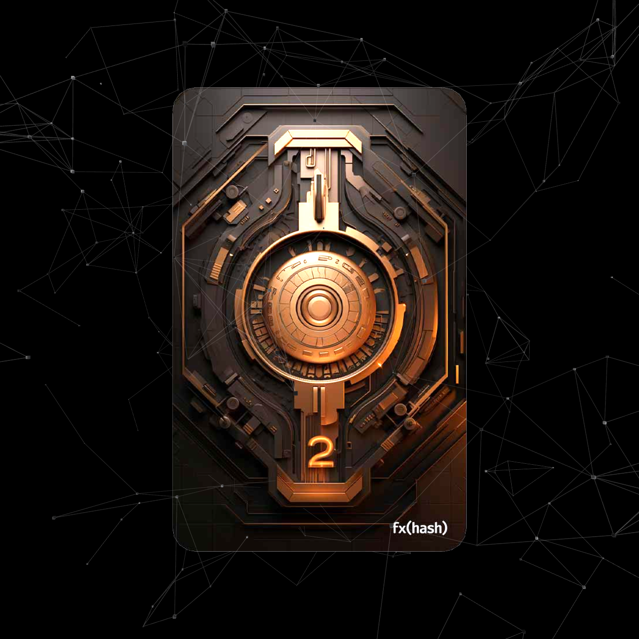 FXHash 2.0 Card #142 static token preview