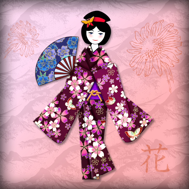 Origami Girls #149 static token preview