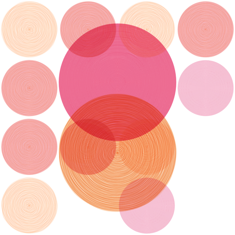 Brushed Circles #127 static token preview