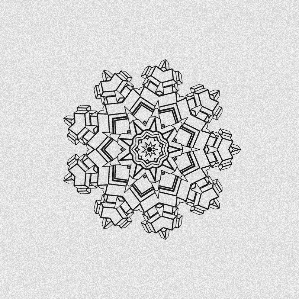Monochrome Kaleido #248 static token preview