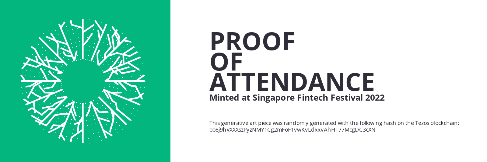 SFF2022 Proof of Attendance Token #2486 static token preview