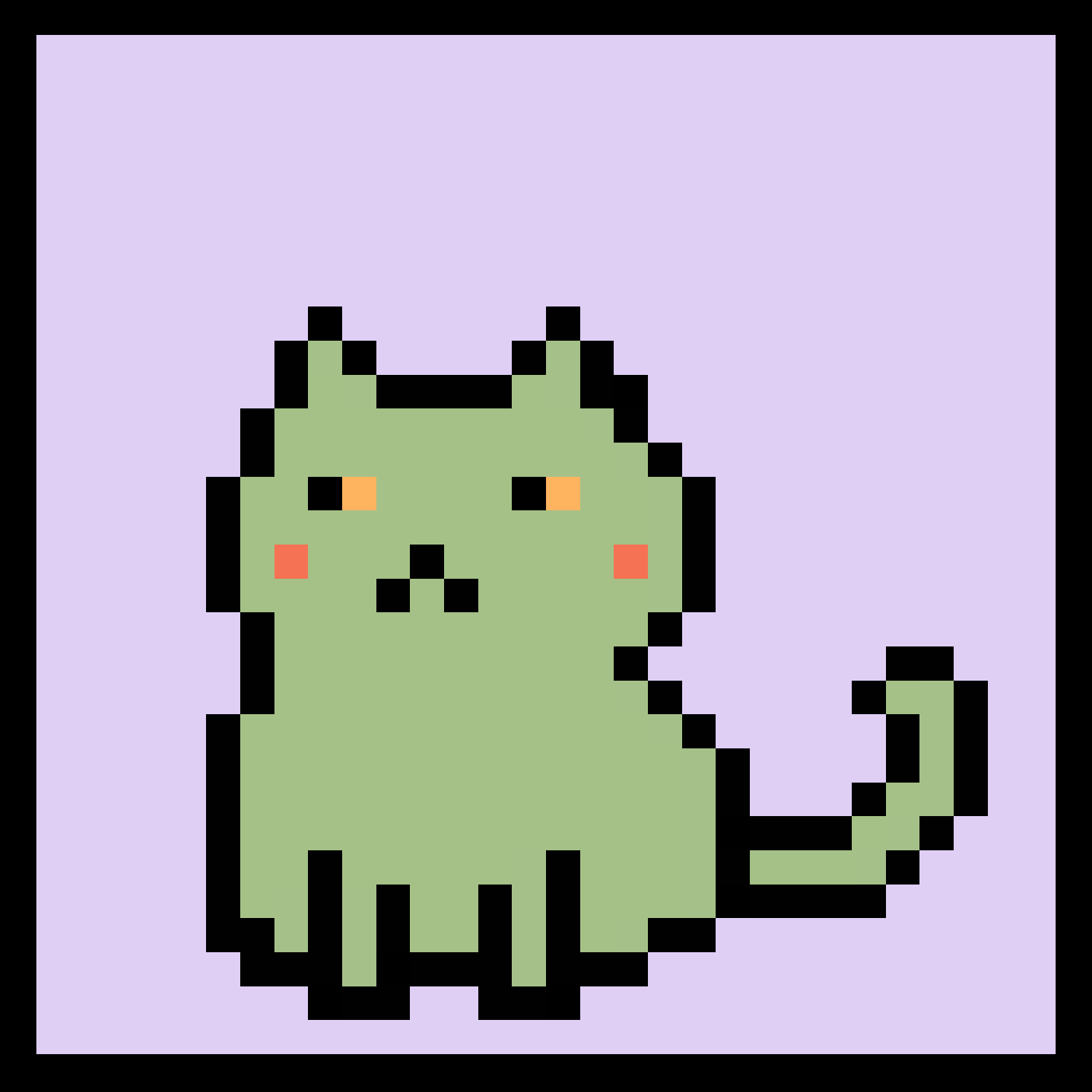 Lazy Kitties #1135 static token preview