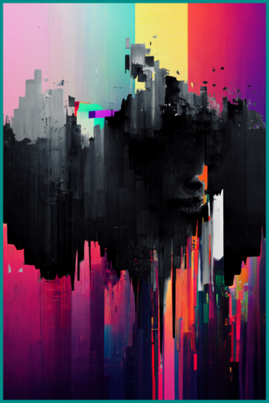 Glitched #39 static token preview
