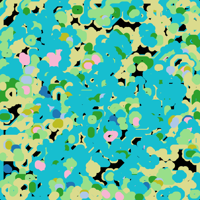 Flowerings #100 static NFT preview