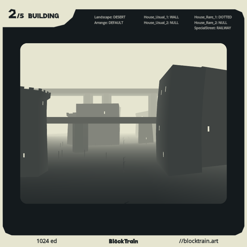BlockTrain Building #111 static NFT preview