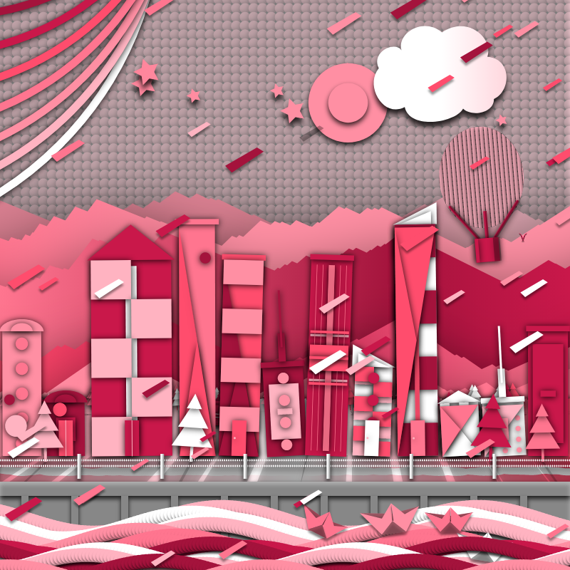 Paper Art 2.5D #86 static NFT preview