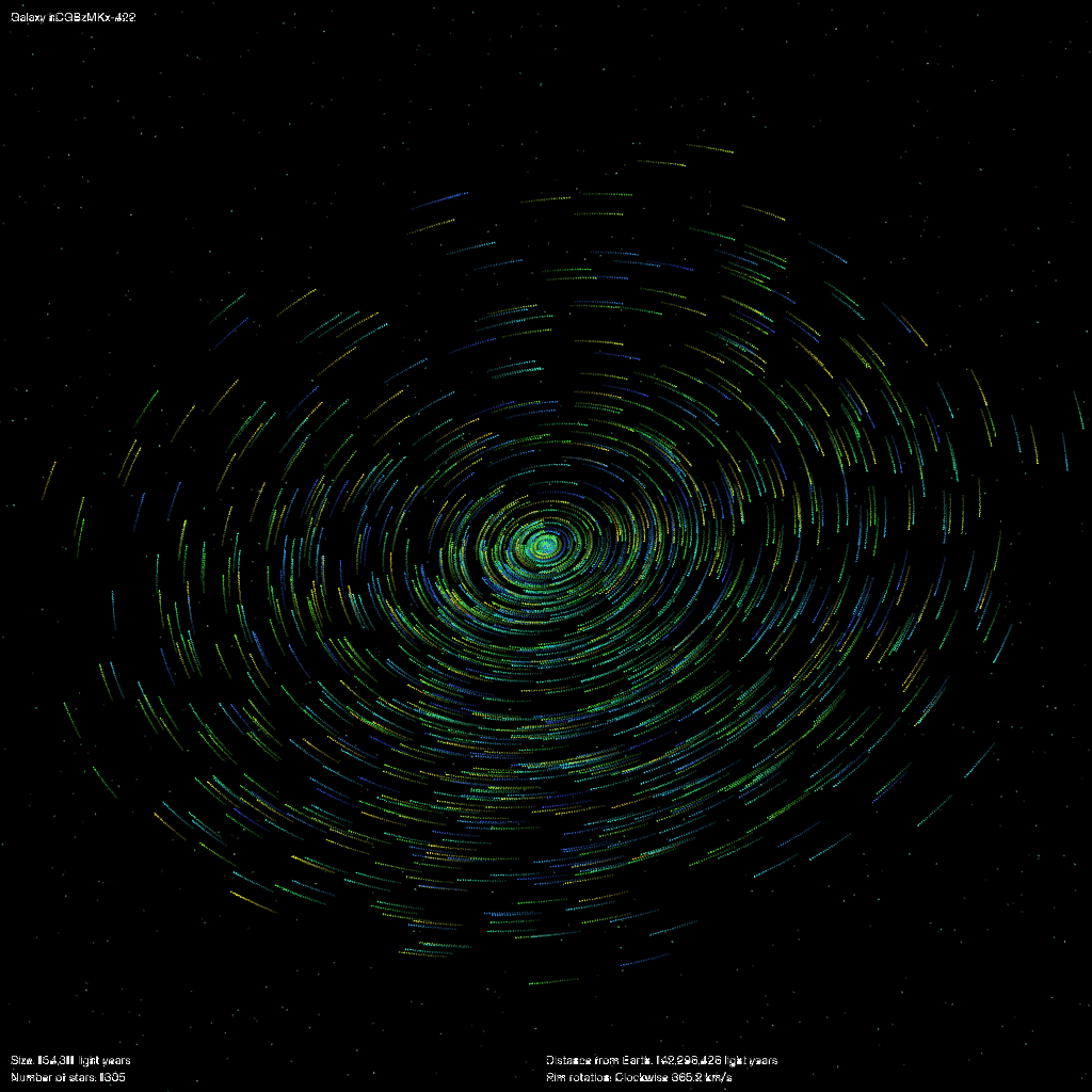 Spacelike #74 static NFT preview