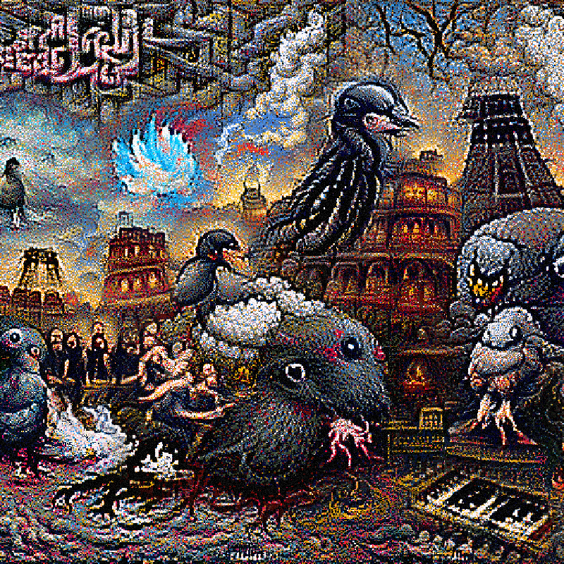 3.5 Pigeons of the Apocalypse #4 static NFT preview