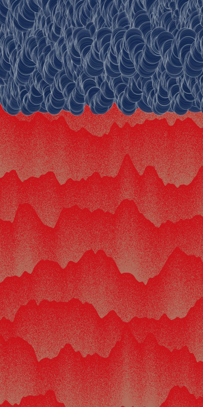 Clouds over the Mountains #244 static NFT preview