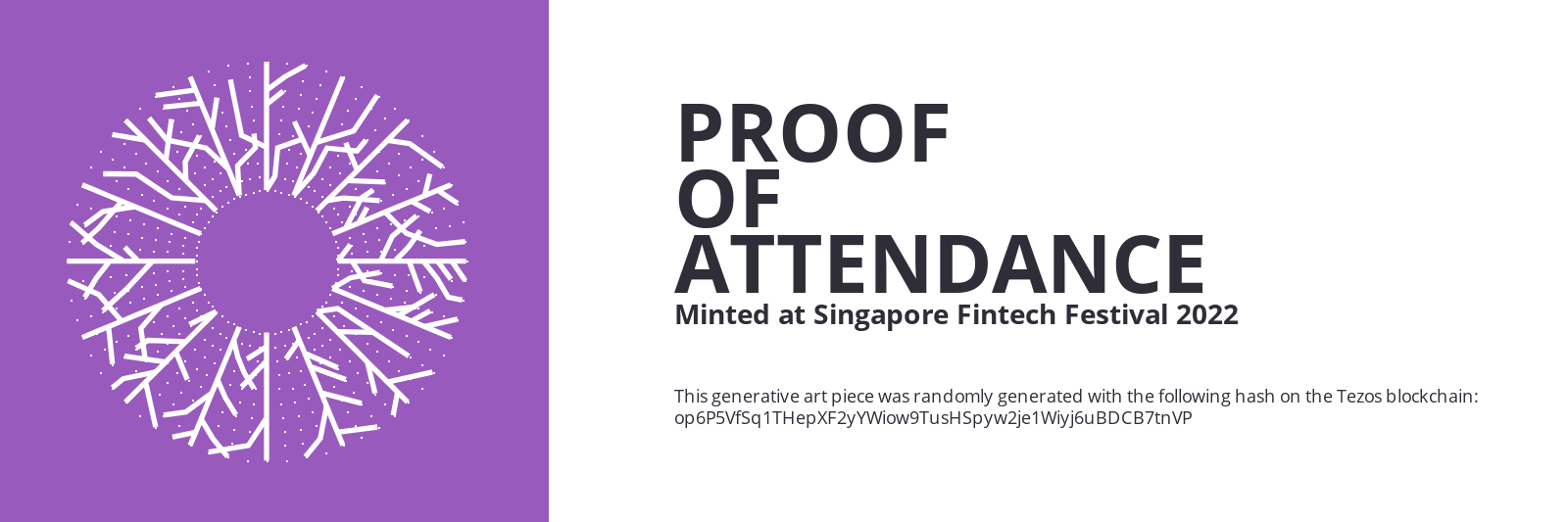 SFF2022 Proof of Attendance Token #2061 static token preview