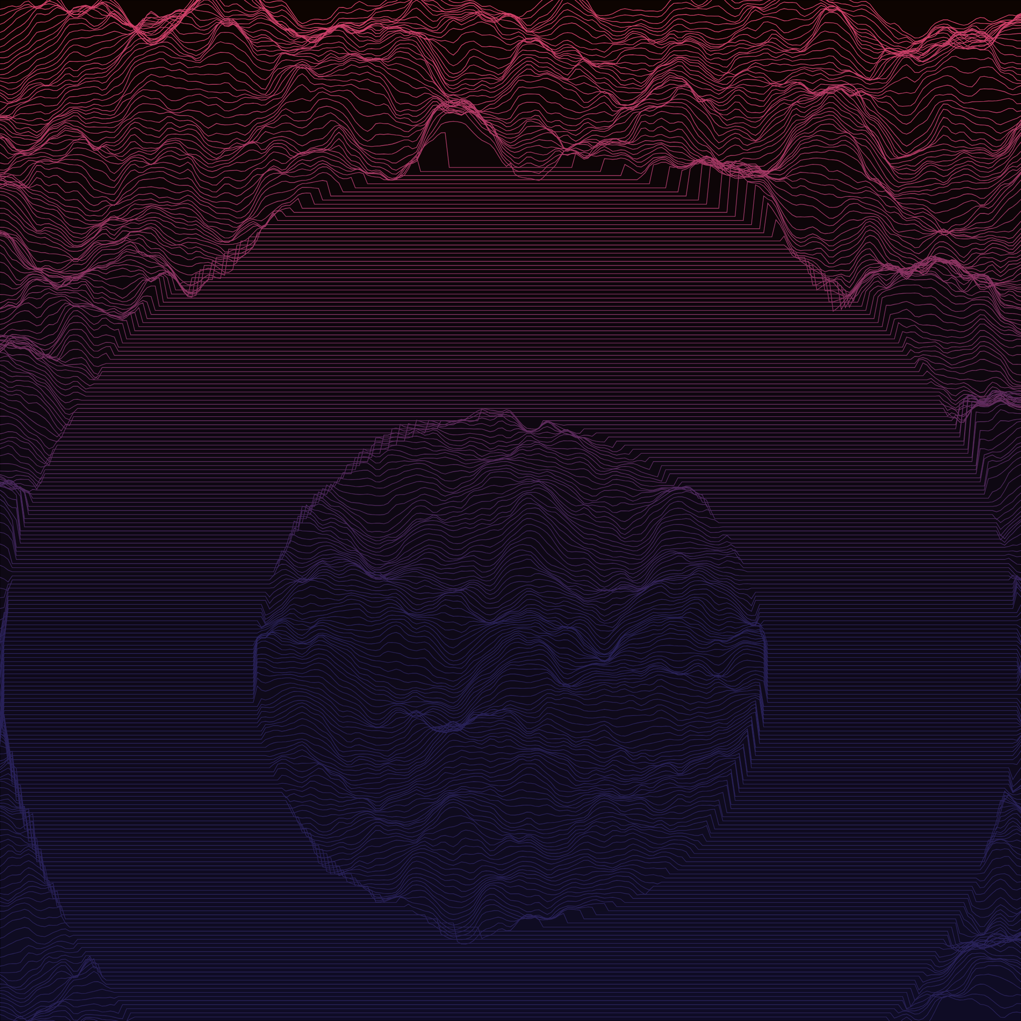 Waves Circle (For Plotter) #77 static token preview