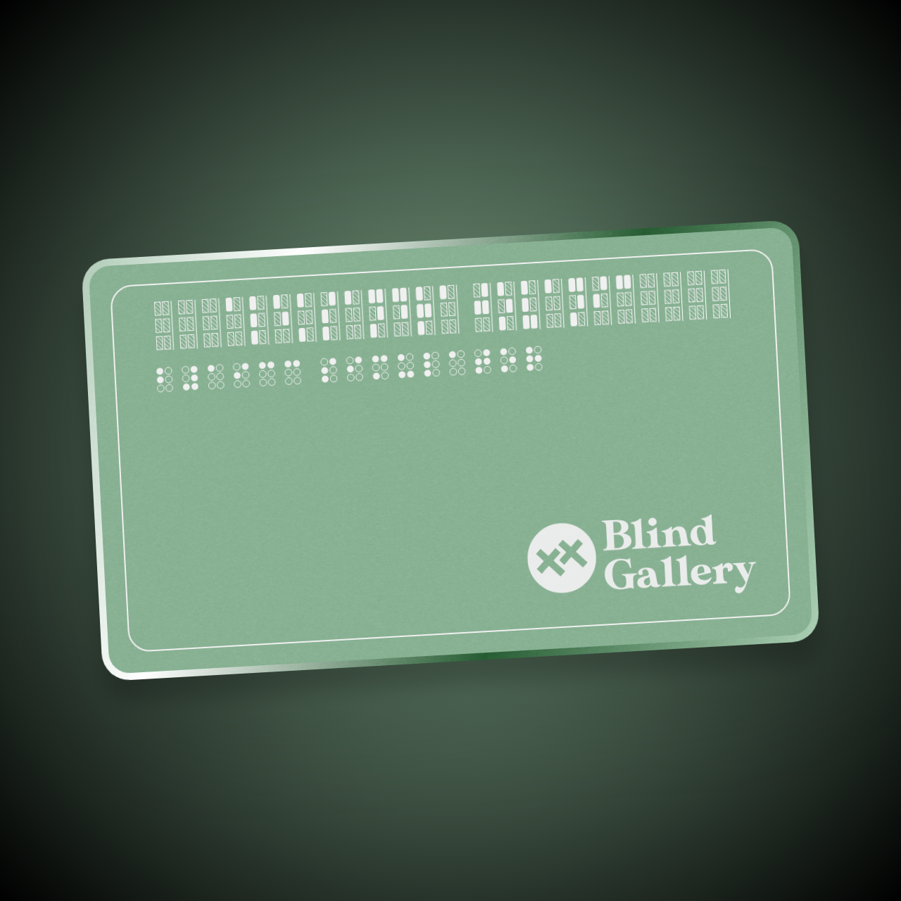 Blind Gallery Club Membership #187 static NFT preview