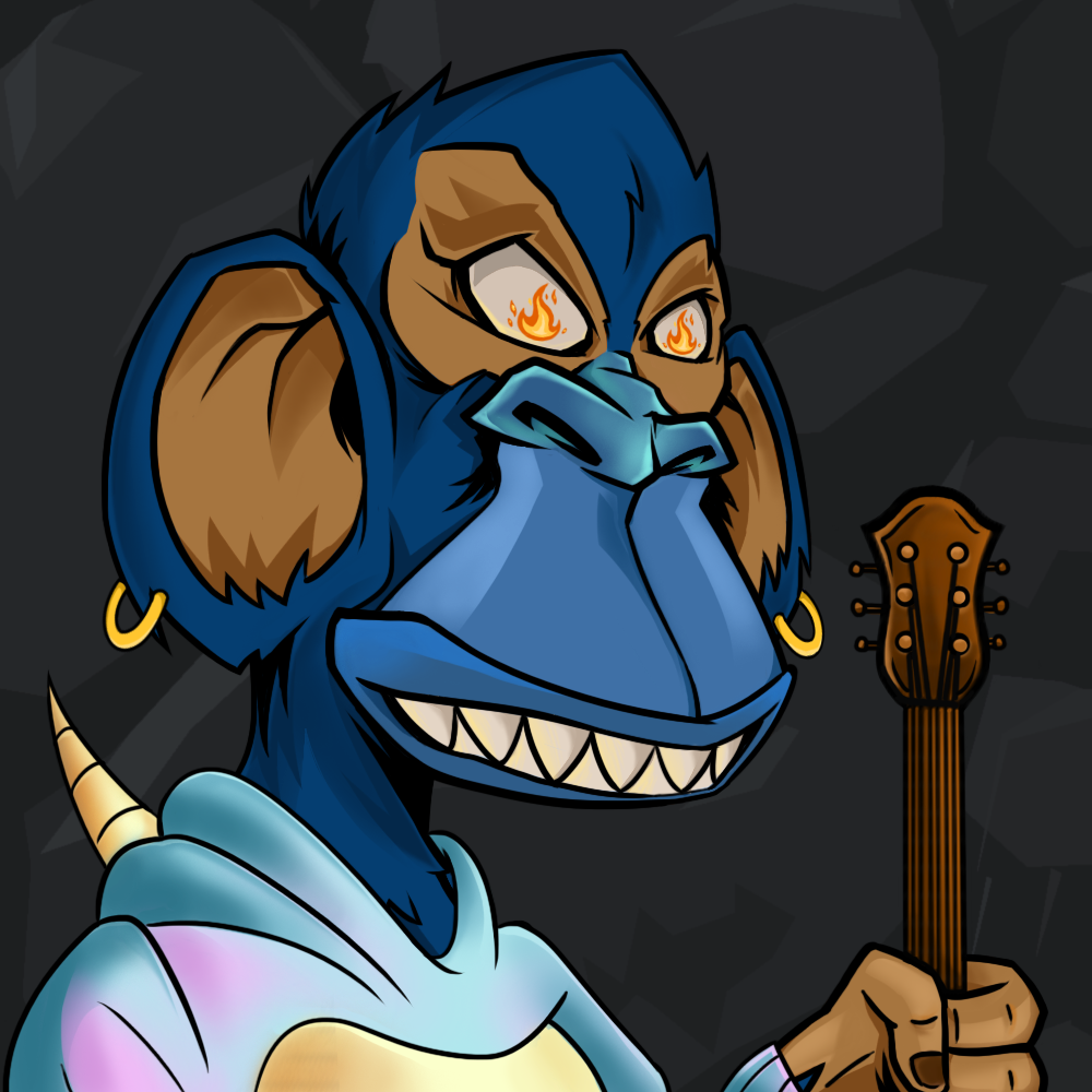 The Wanderer Monkey #62 static NFT preview