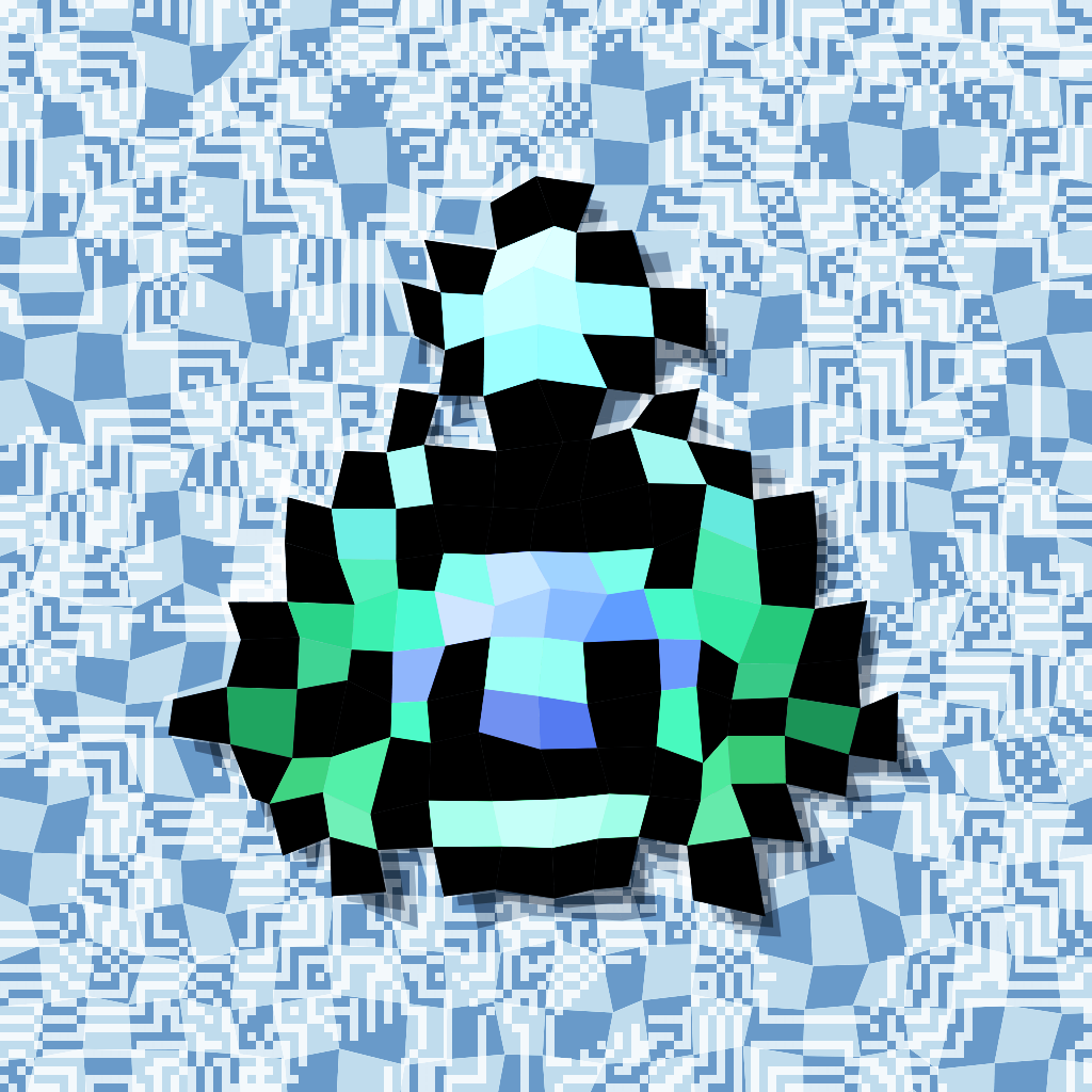 Pixel Spaceships Solos #137 static NFT preview