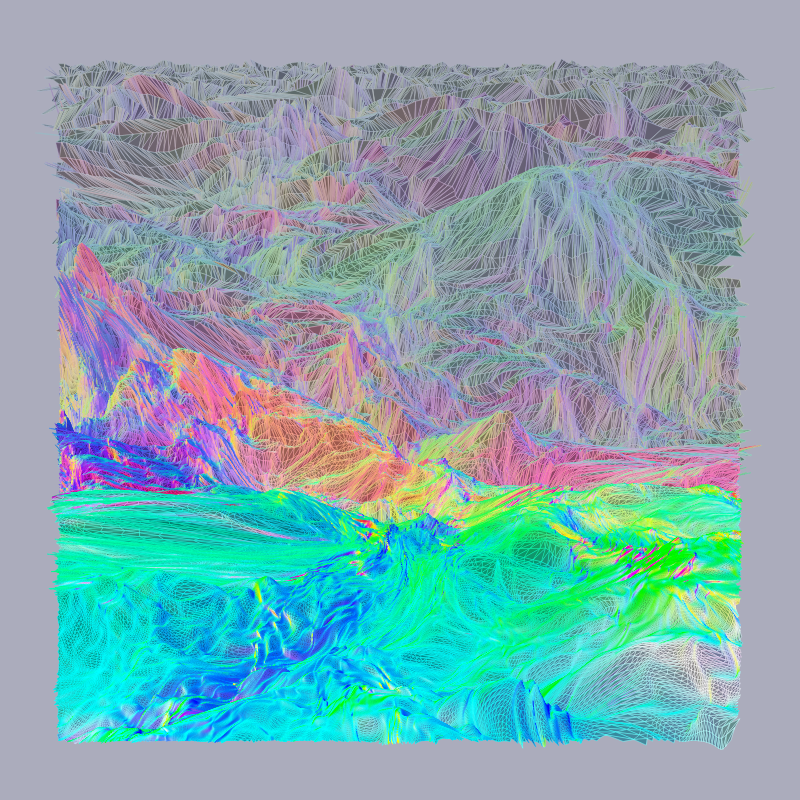 Mountain View #161 static NFT preview