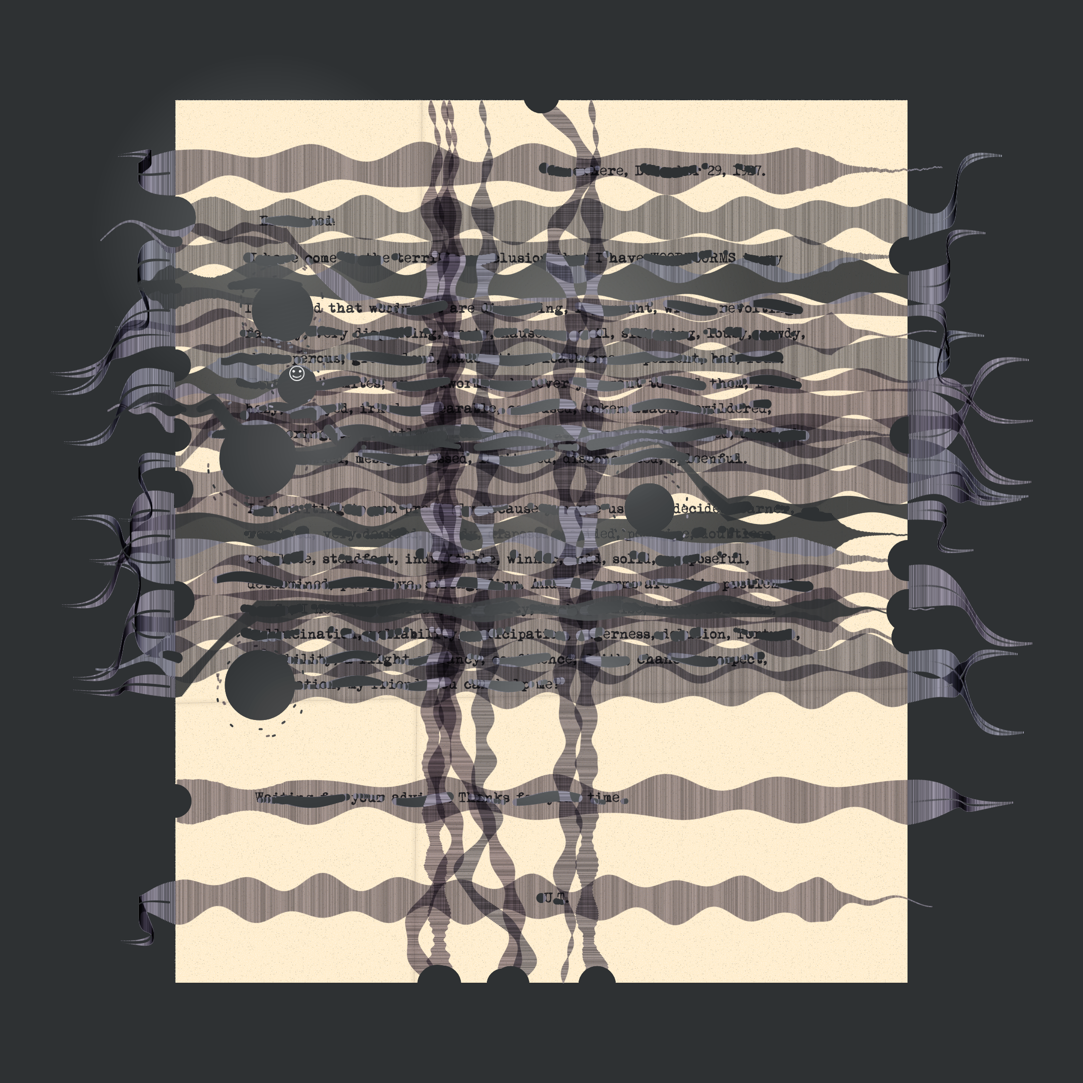 Word-eating worms #170 static NFT preview