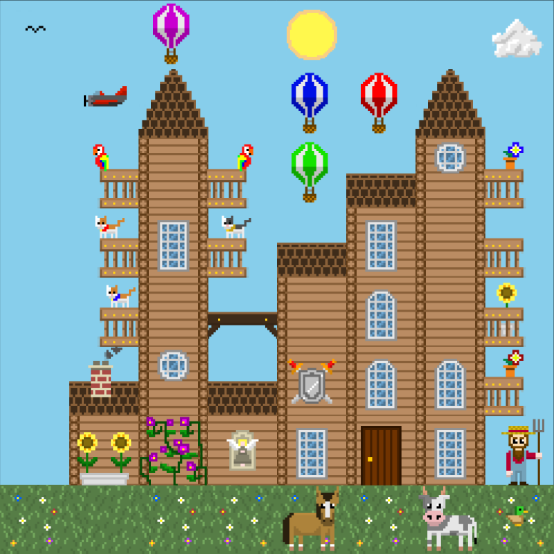 2D Mansion #800 static token preview