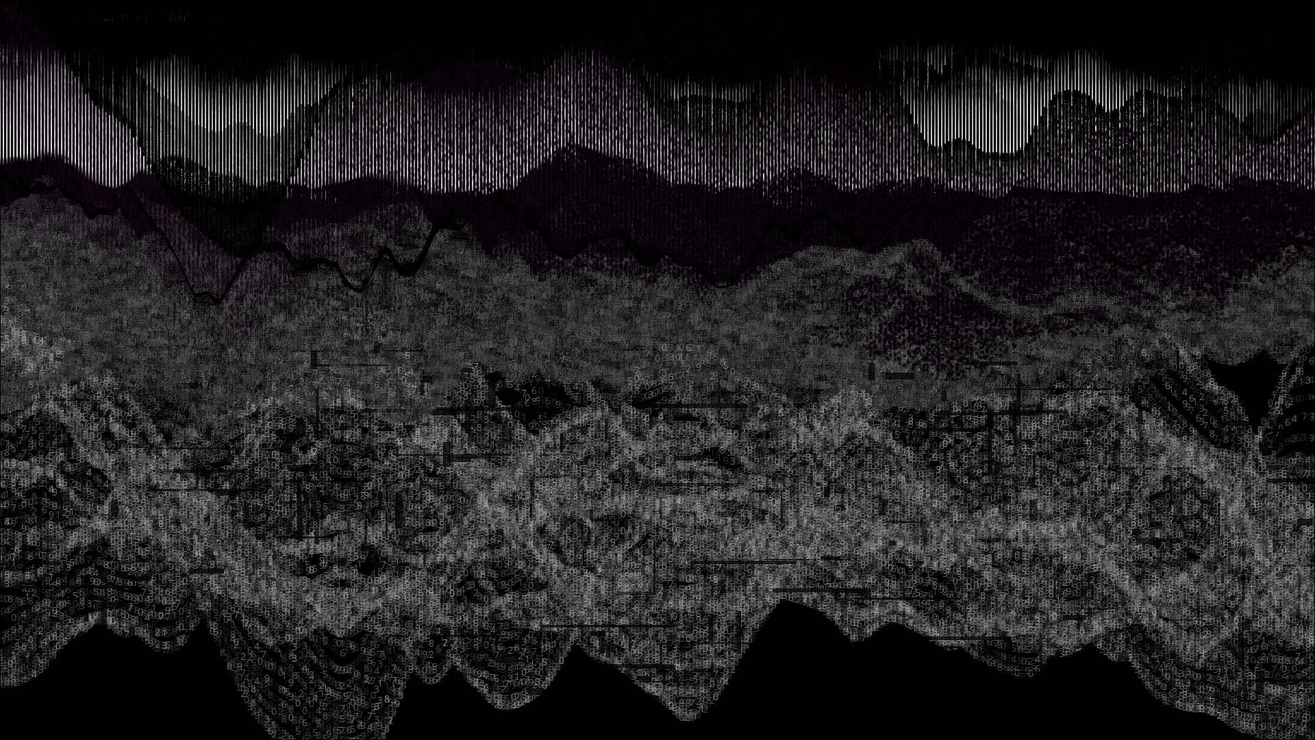 Pixel rain in a data landsacape #184 static token preview