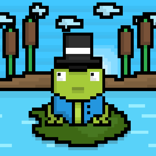 Pixel Frogs #8 static NFT preview