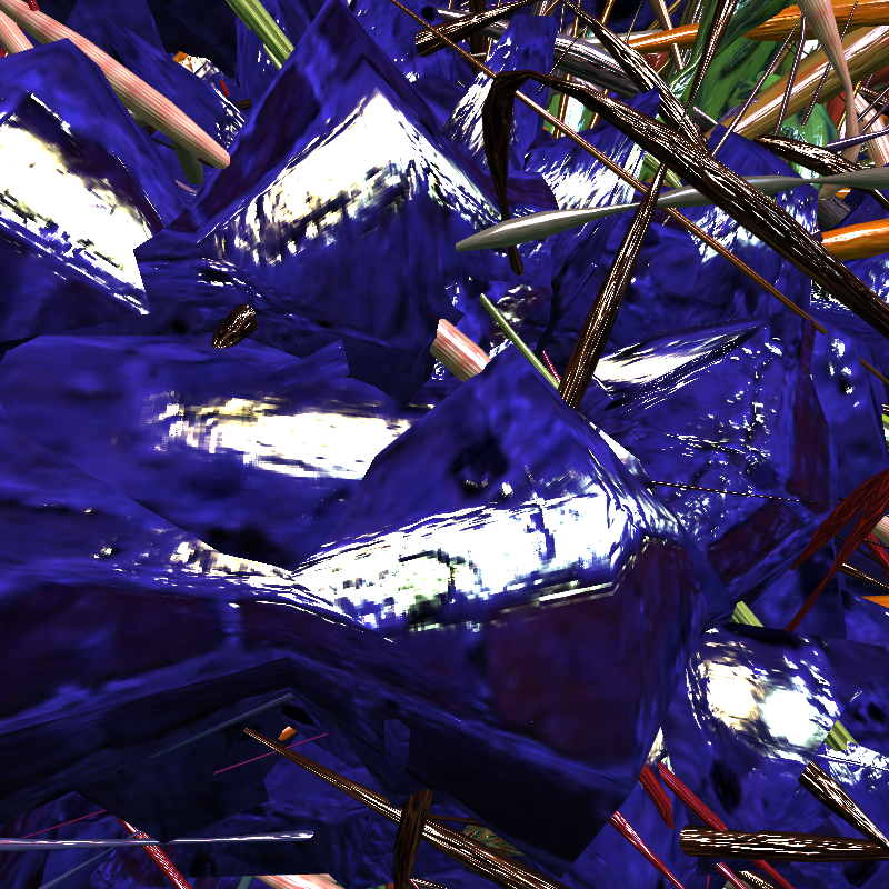 Prismatic Thickets #677 static NFT preview