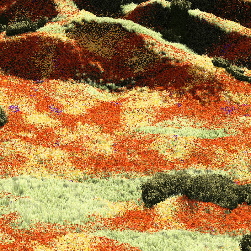 California Hills in Late Sun #49 static NFT preview