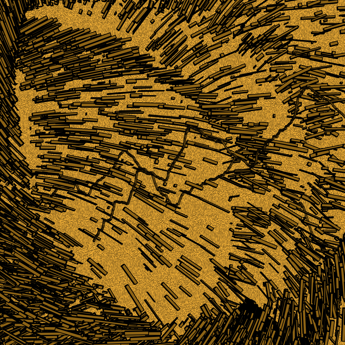 Walk with noise curve #95 static NFT preview
