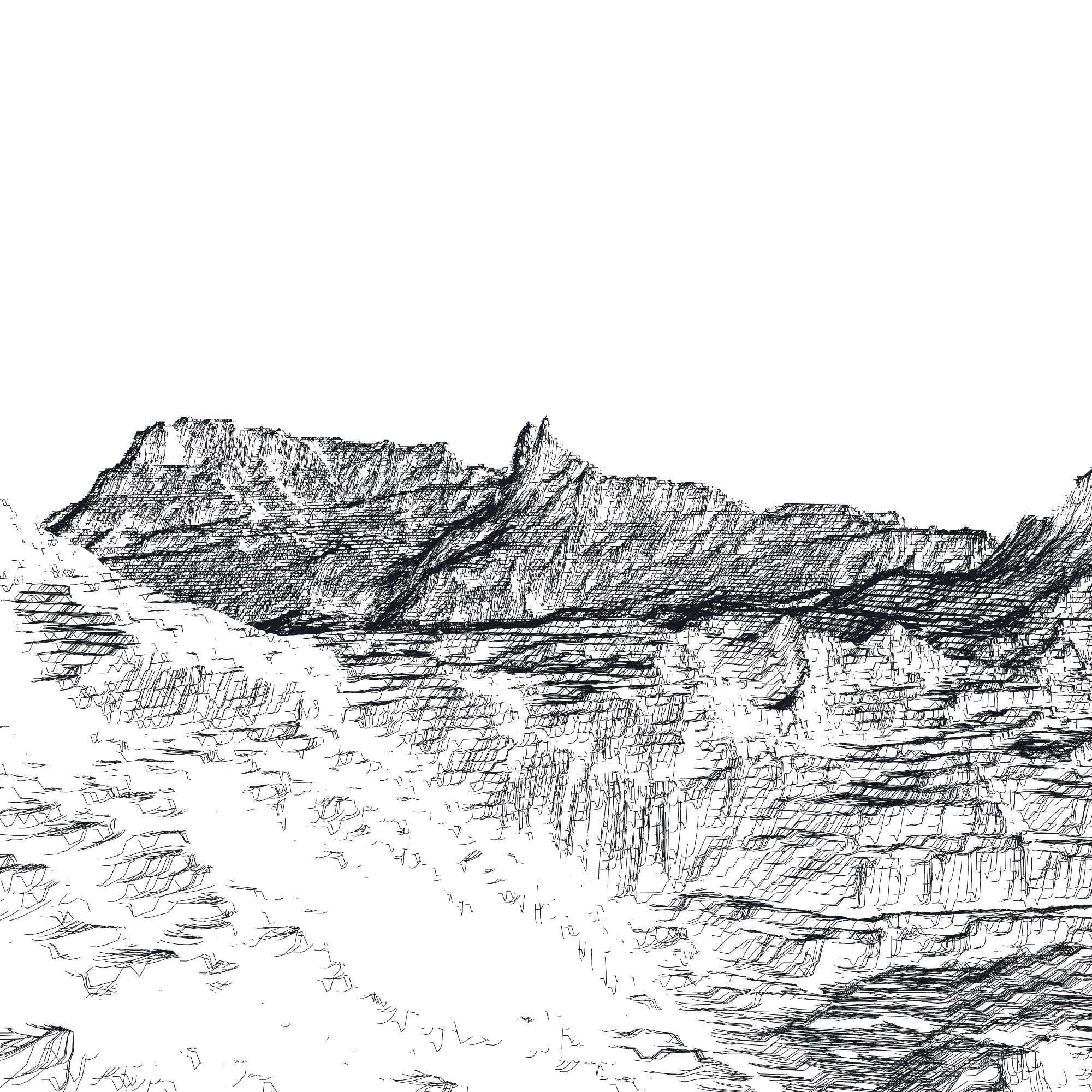 Ridge Scribbles #180 static NFT preview
