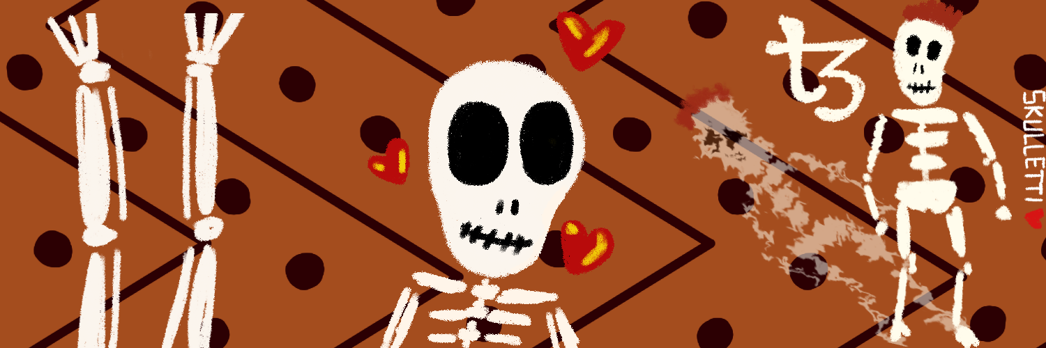 SKULLETTI TWITTER BANNER #64 static NFT preview