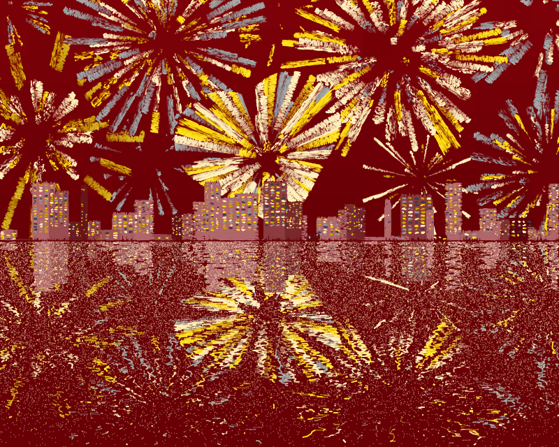 Fireworks #201 static token preview