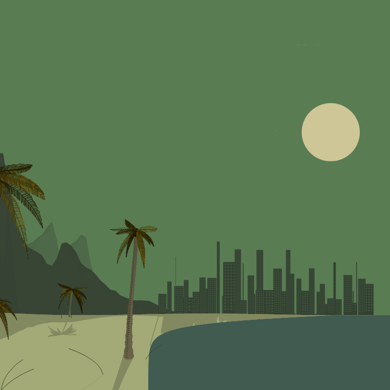Beachscape #6 static token preview