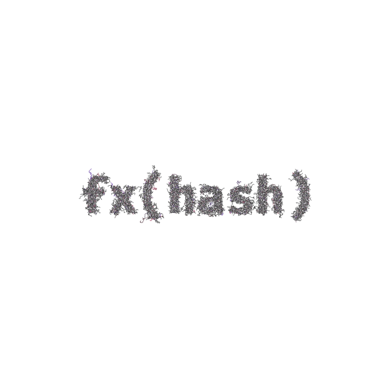 FXHASH Logo with Features #209 static token preview
