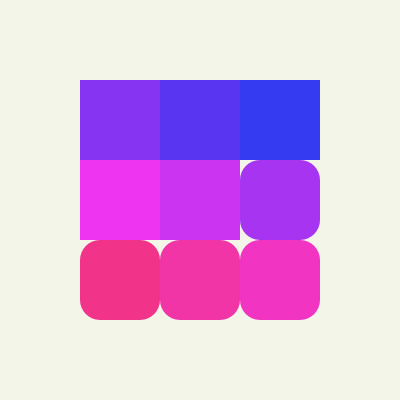 Colored blocks #60 static NFT preview