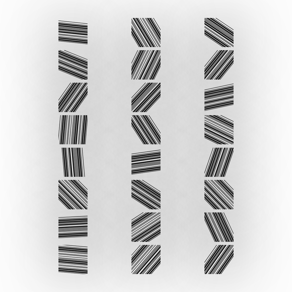 barcode(fxhash) #162 static NFT preview