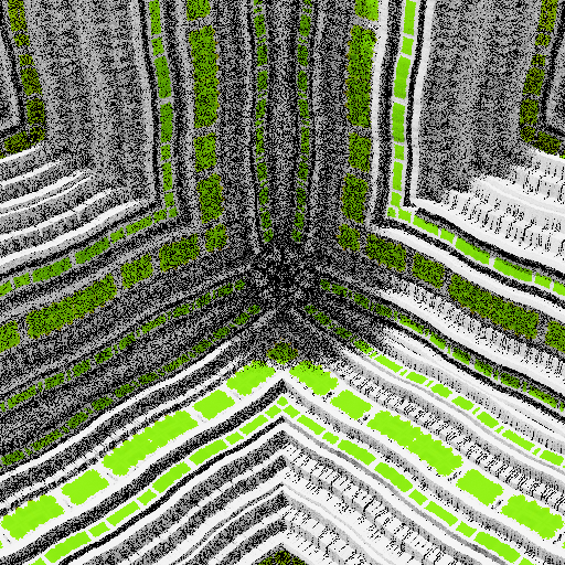 Colorful, warped cubic sponge forms #89 static NFT preview