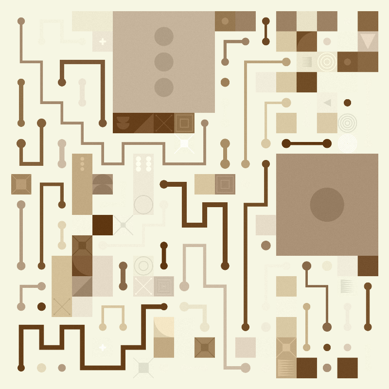Scattered Pathways #133 static NFT preview