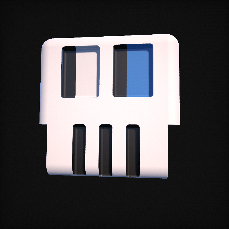 3D-SMOLSKULL #466 static token preview