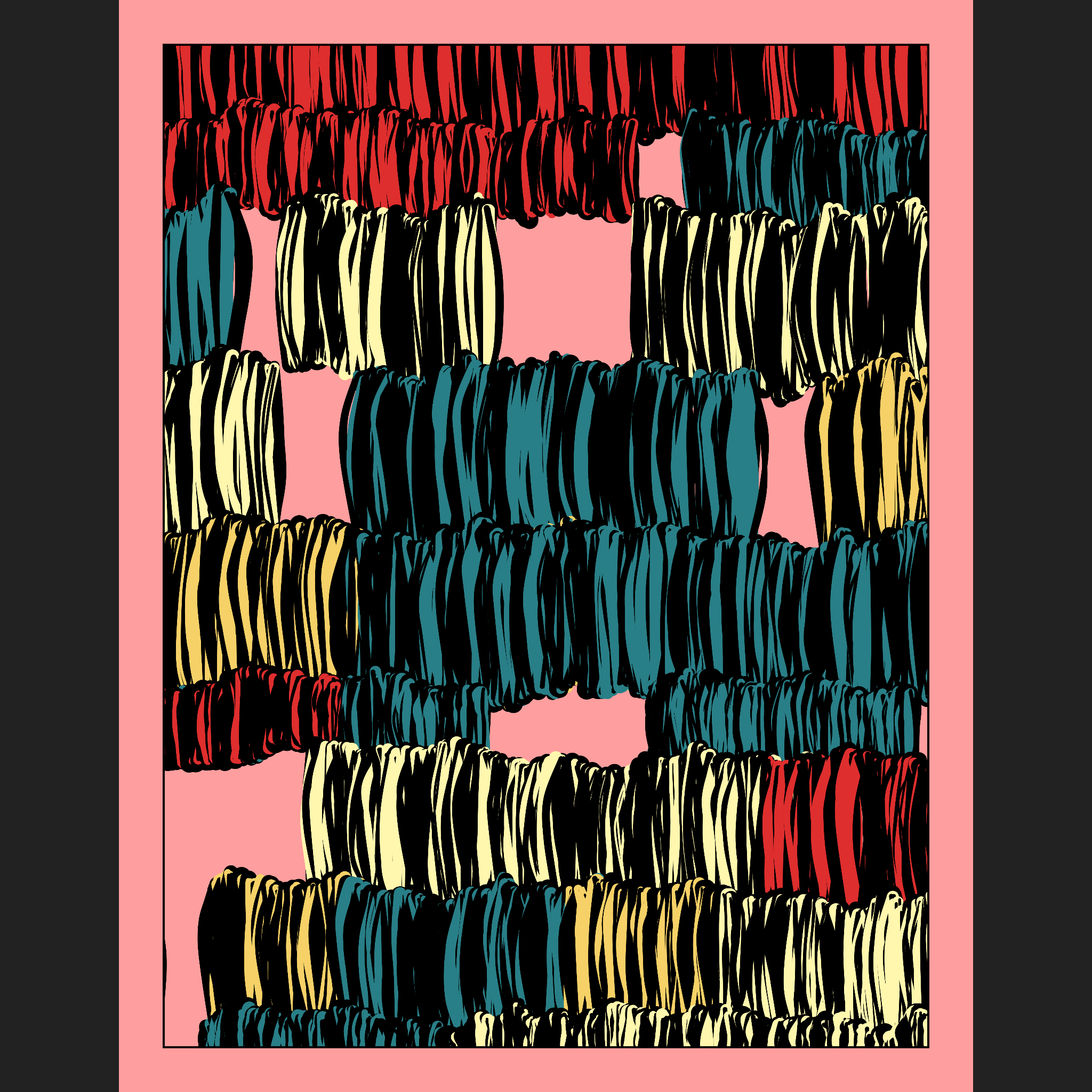 Colour streaks #25 static NFT preview