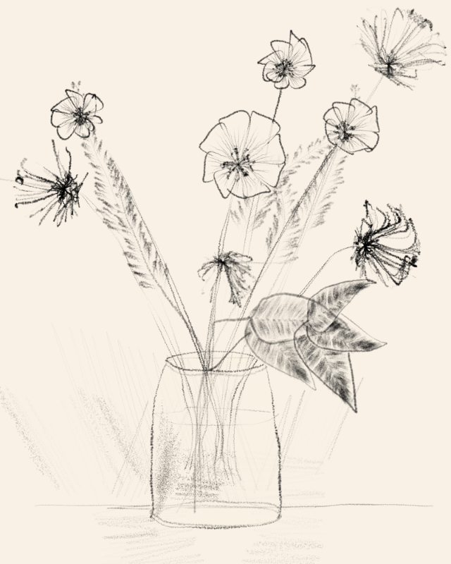 Bouquet numérique #206 static token preview