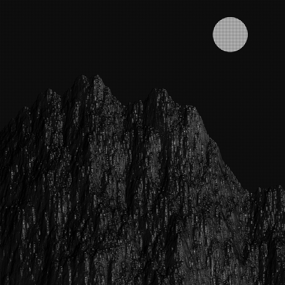 Classic generative landscape #63 static token preview