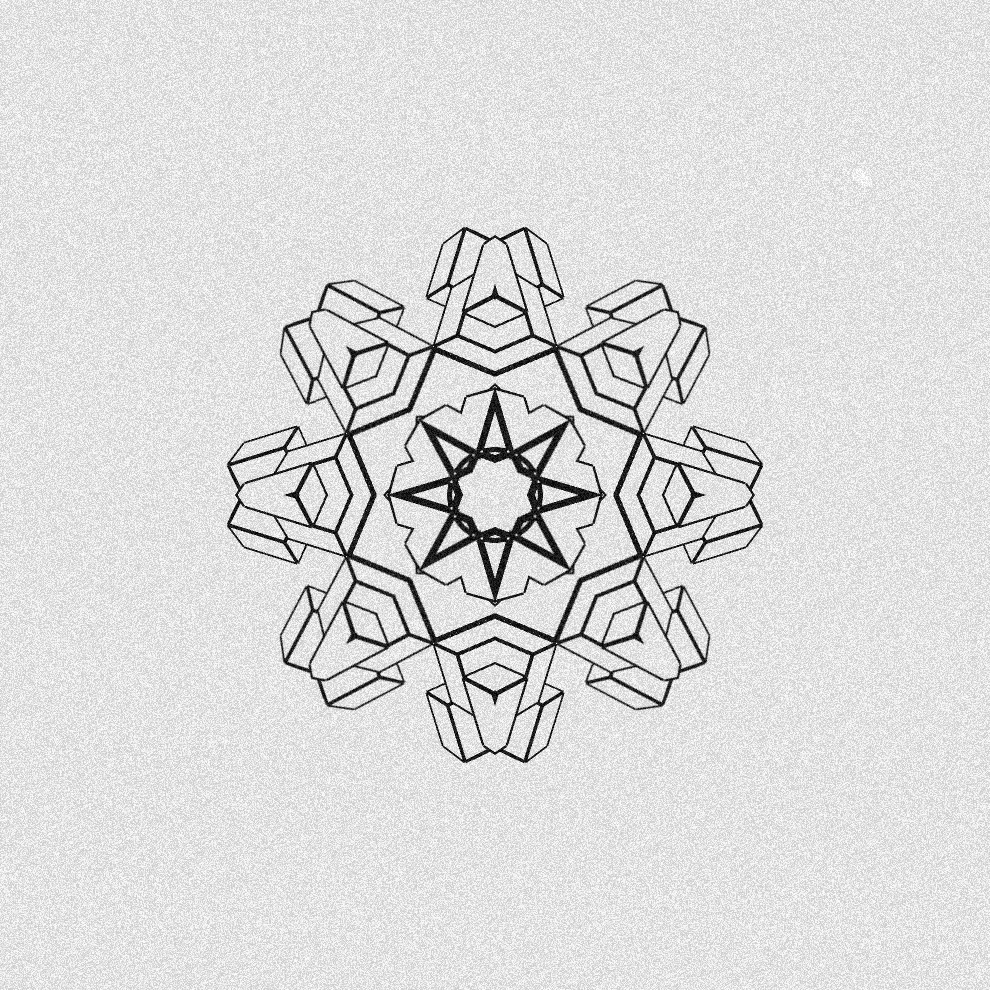 Monochrome Kaleido #134 static token preview