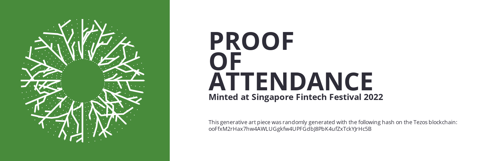 SFF2022 Proof of Attendance Token #247 static token preview