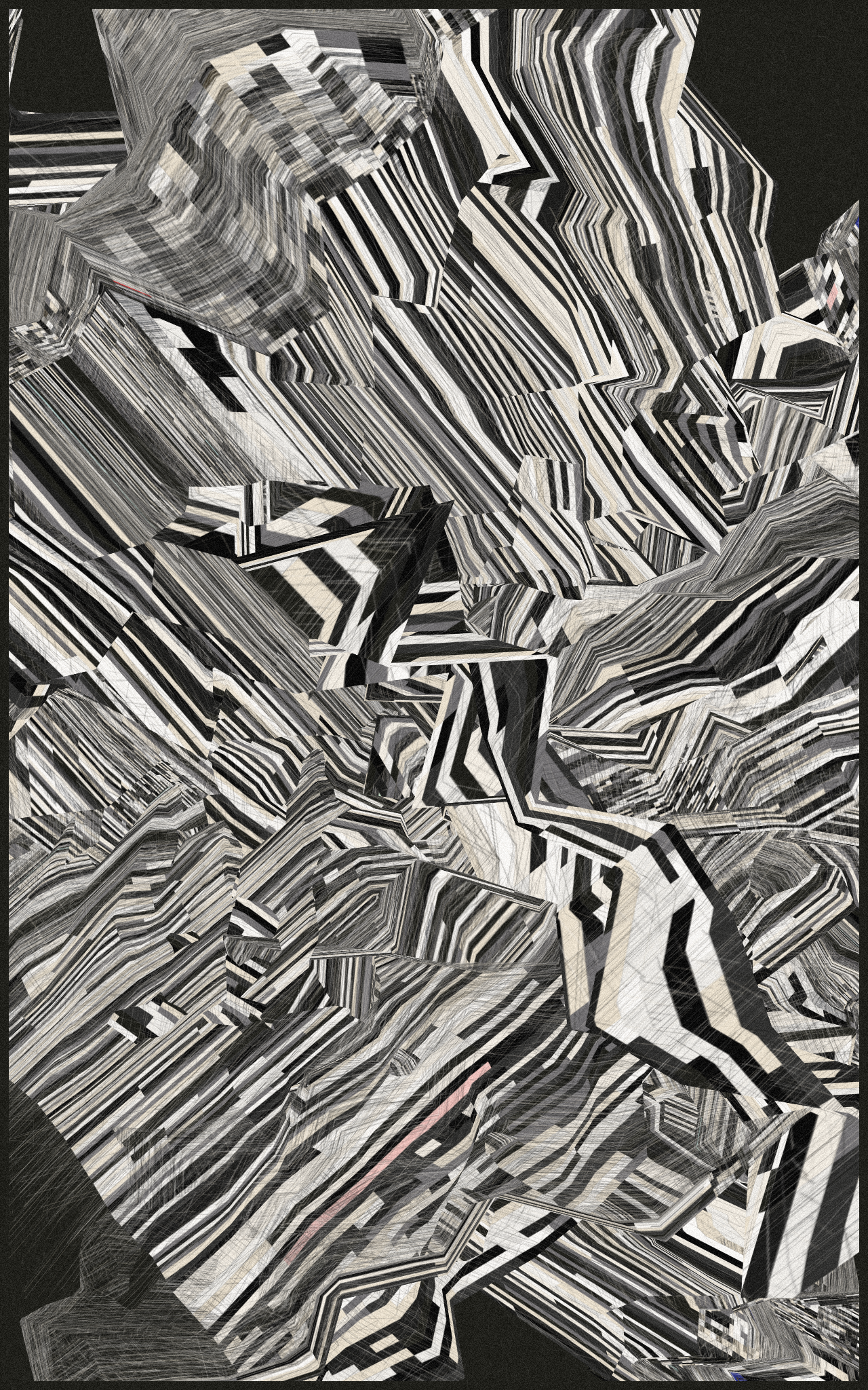 5-grid Compression #79 static NFT preview