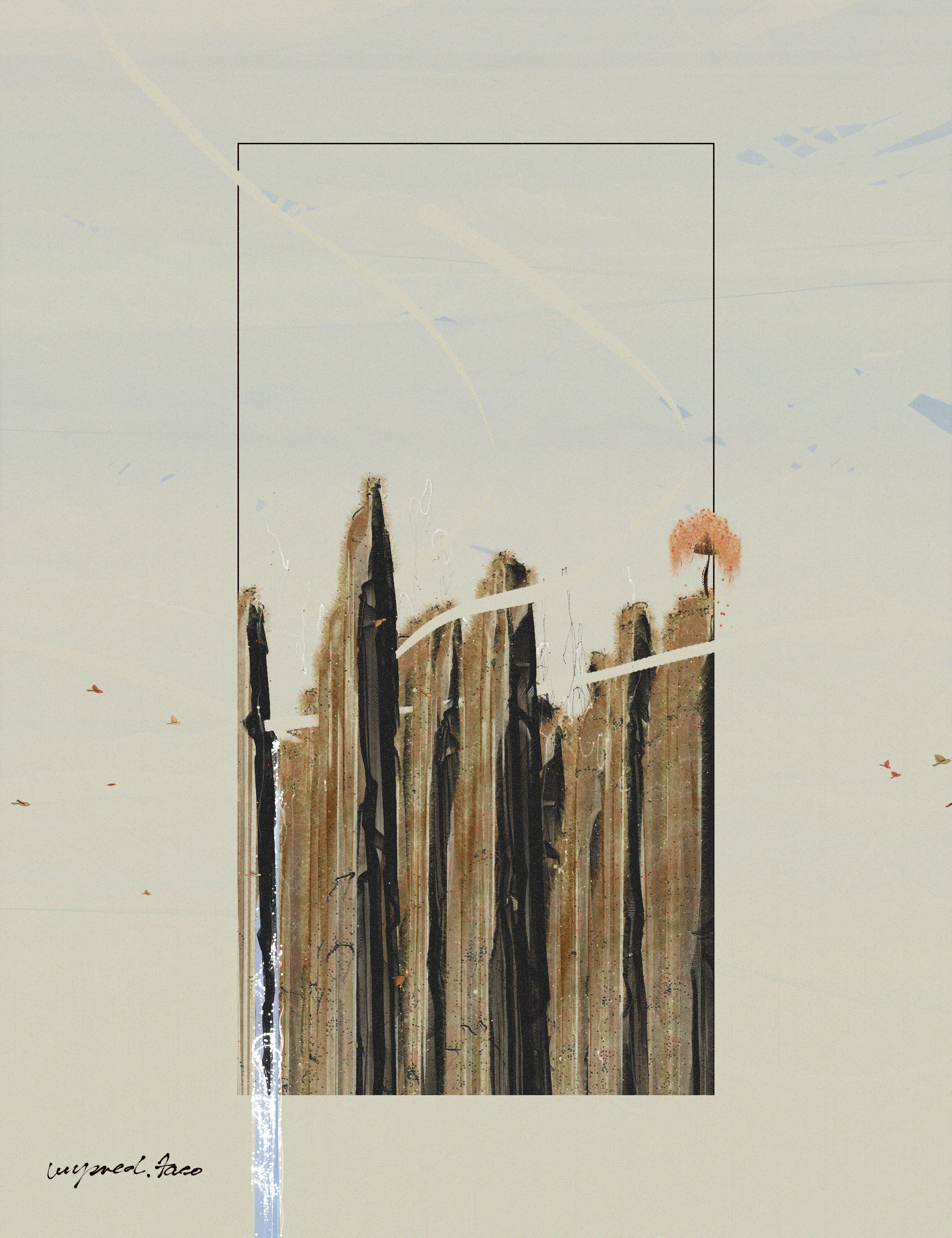 Lonely Tree #335 static NFT preview