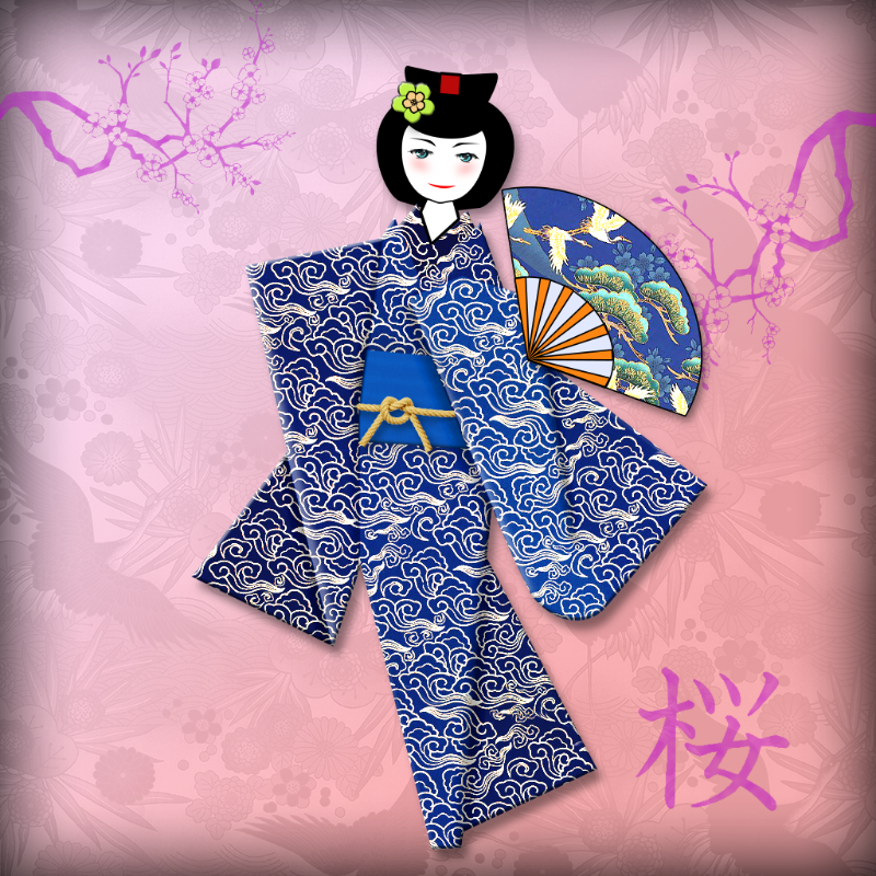Origami Girls #131 static token preview