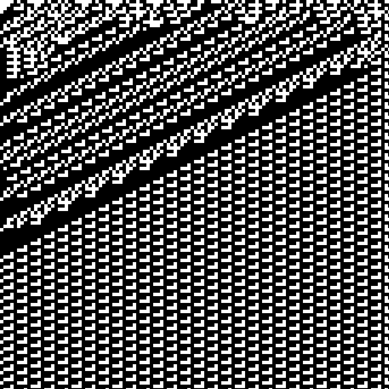Colored Elementary Cellular Automaton #217 static token preview