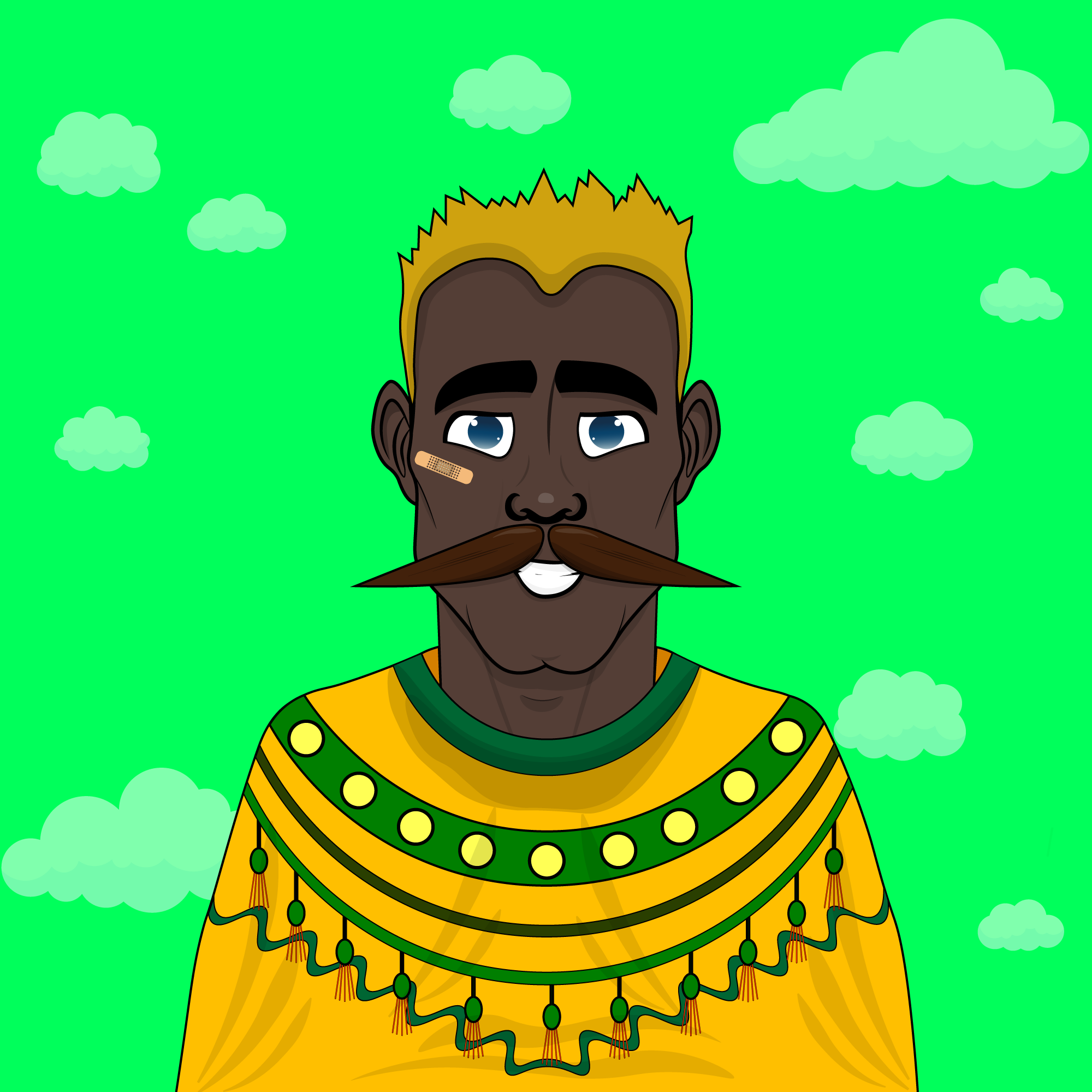 Mustachioed #233 static token preview
