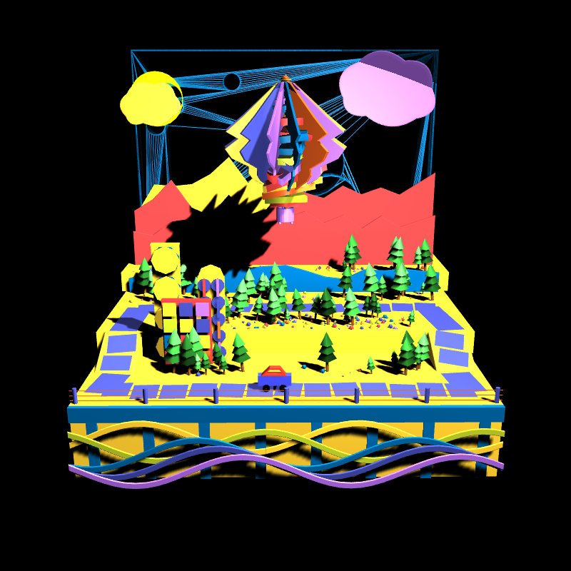 Paper Art 3D #70 static NFT preview