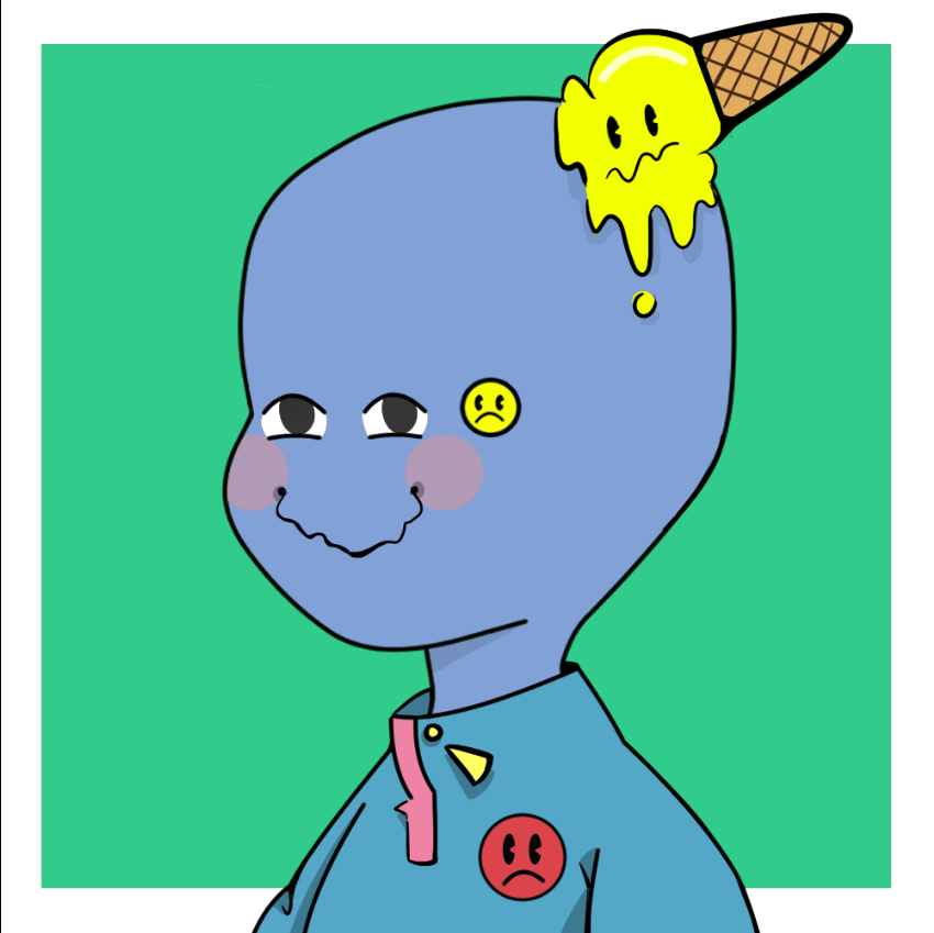 Jelly dudes #998 static NFT preview