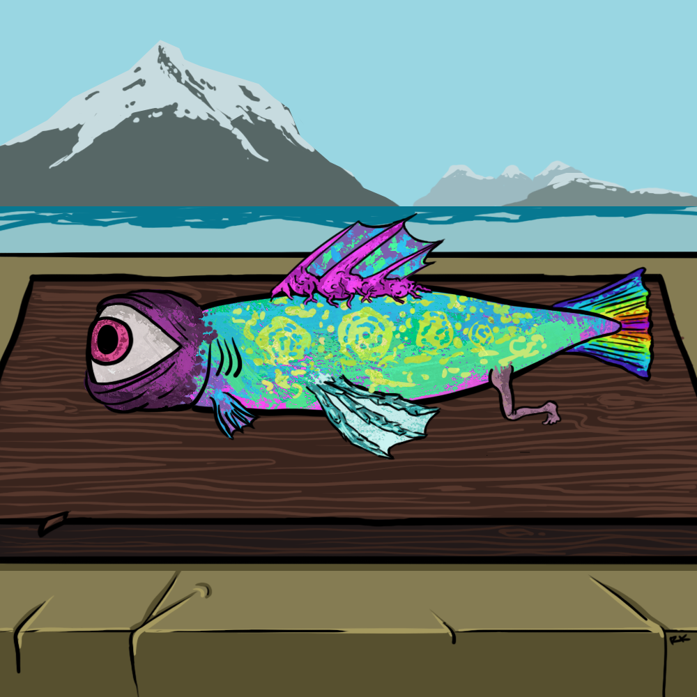 Monstrous Catch #181 static token preview