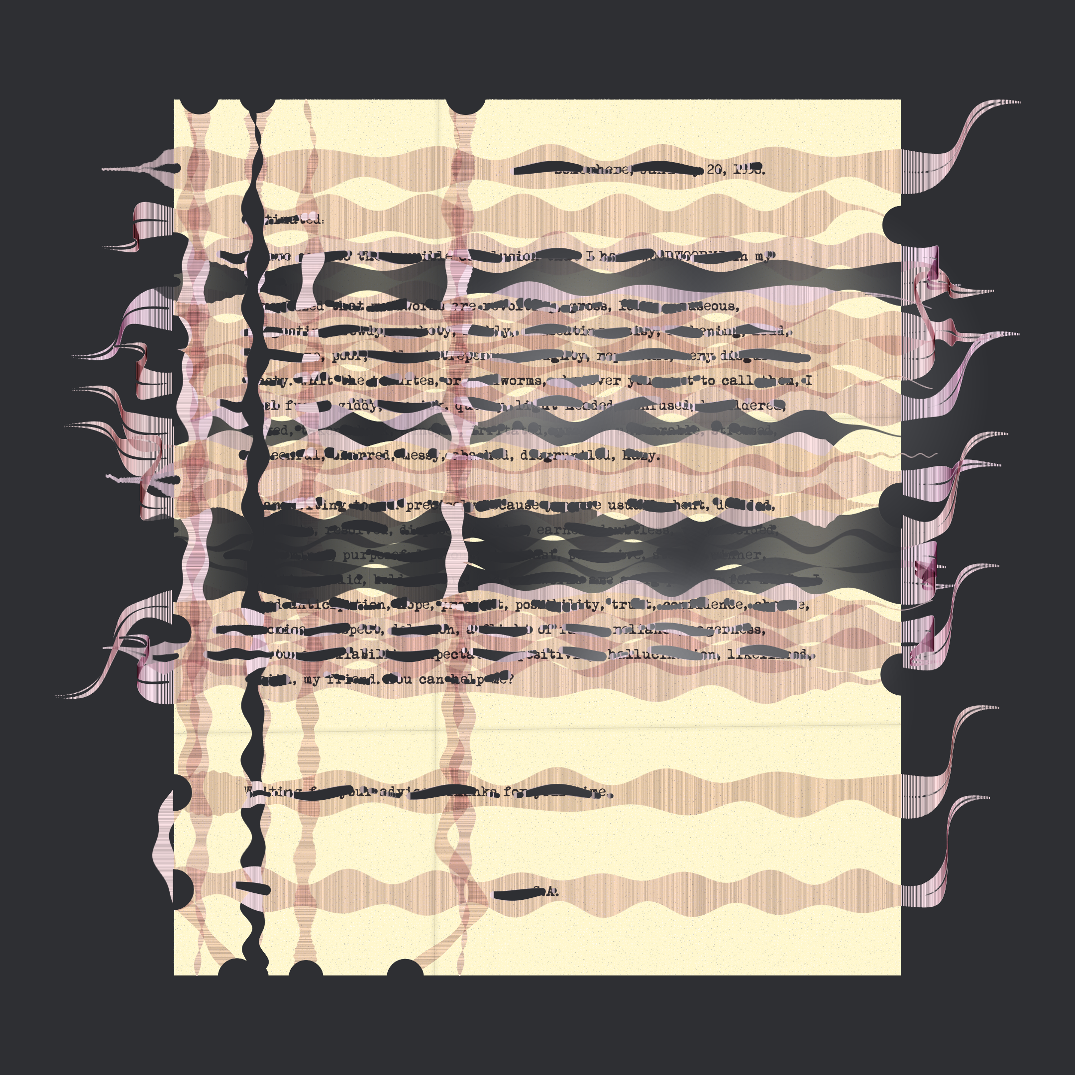 Word-eating worms #200 static NFT preview